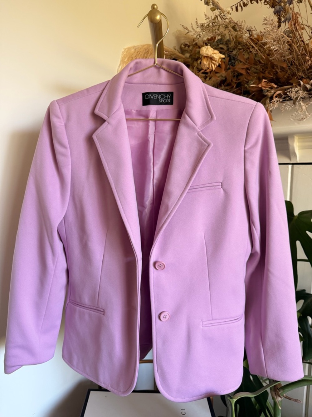 Givenchy Pink Lavender Tailored Blazer